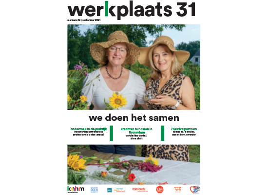 Magazine Werkplaats: we doen het samen