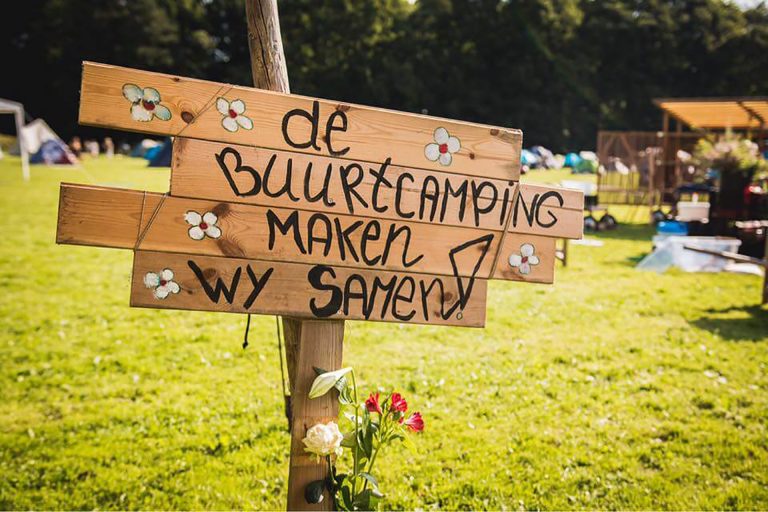 Meer buurtgevoel door de Buurtcamping