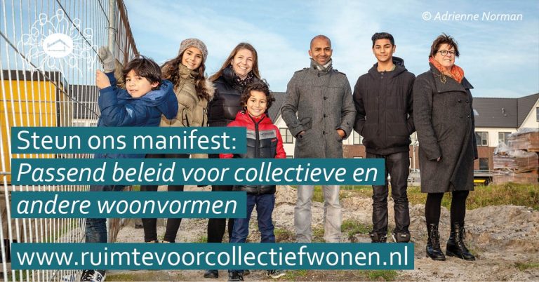 Manifest: Passend beleid voor collectieve en andere woonvormen