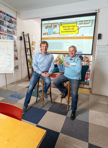 “We zochten iets om de buurt te bereiken”