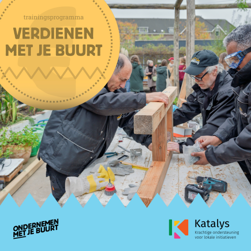 Ontwikkel een verdienmodel in de meerdaagse training Verdienen met je Buurt